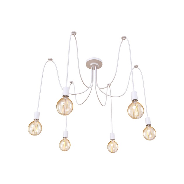 Подвесная люстра Loft IT Spider Loft1162W/6 изображение 2 Подвесная люстра Loft IT Spider Loft1162W/6 Фото № 2