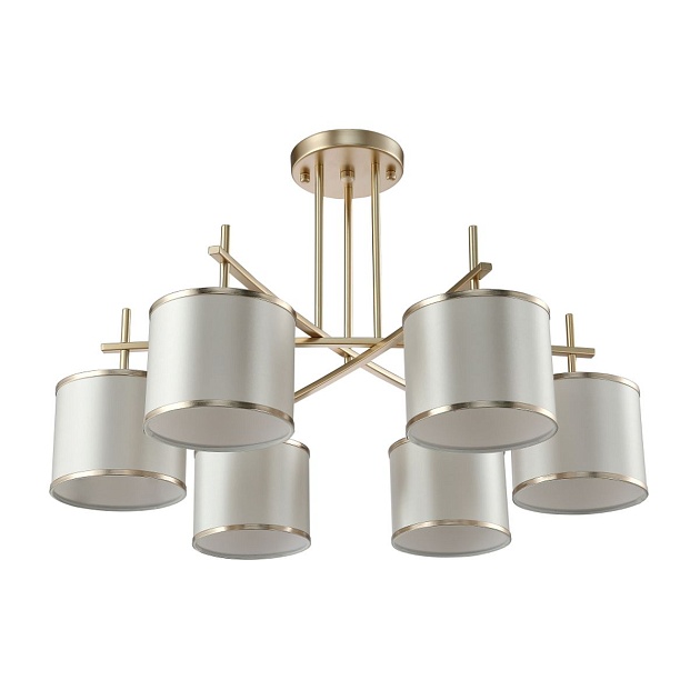 Потолочная люстра Crystal Lux Sergio PL6 Gold изображение 1 Потолочная люстра Crystal Lux Sergio PL6 Gold Фото № 1