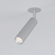 Встраиваемый светодиодный спот Elektrostandard Diffe 25040/Led серебряный a058227