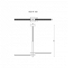 Подвесной светодиодный светильник iLedex Vision 4722-97 SGD 1