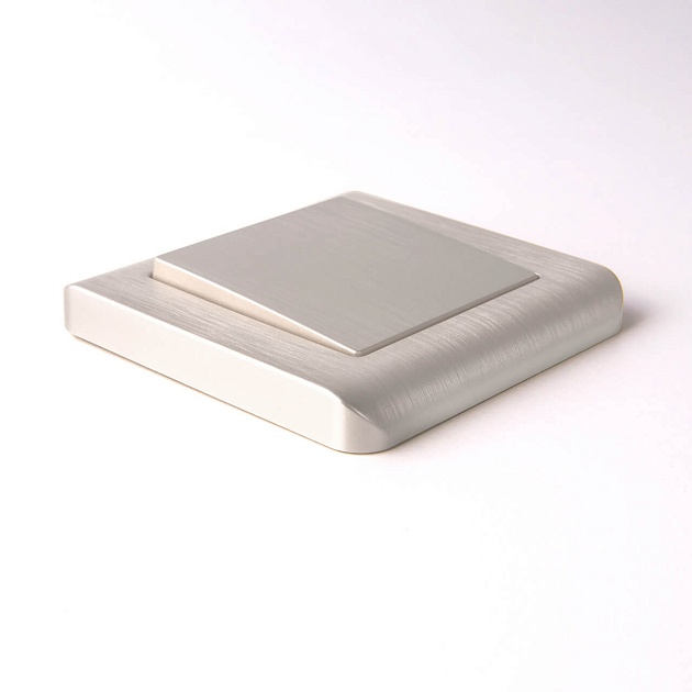 Выключатель Werkel одноклавишный проходной перламутровый рифленый W1112013 4690389160820 Фото № 5