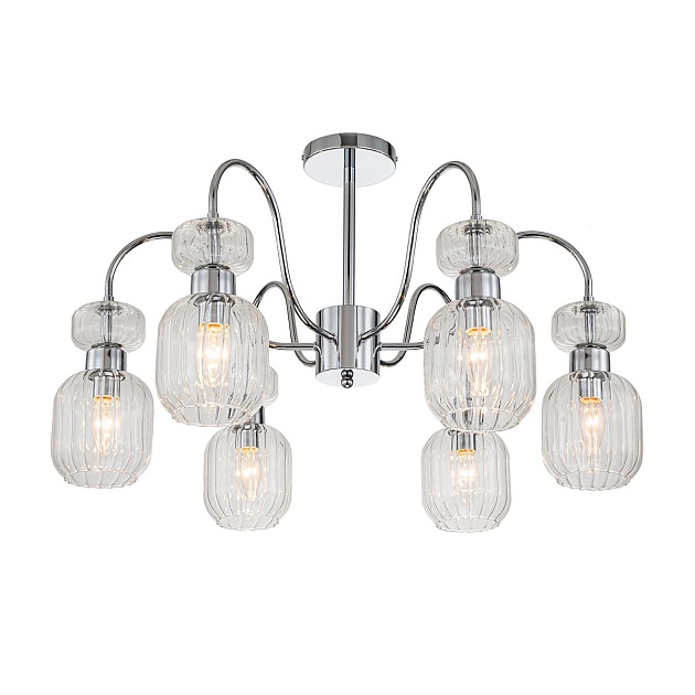 Потолочная люстра Escada Gloss 1141/6PL Chrome/Clear изображение 4 Потолочная люстра Escada Gloss 1141/6PL Chrome/Clear Фото № 4