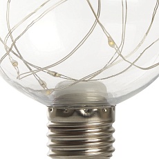Лампа светодиодная Feron E27 3W RGB прозрачная LB-381 41676 2
