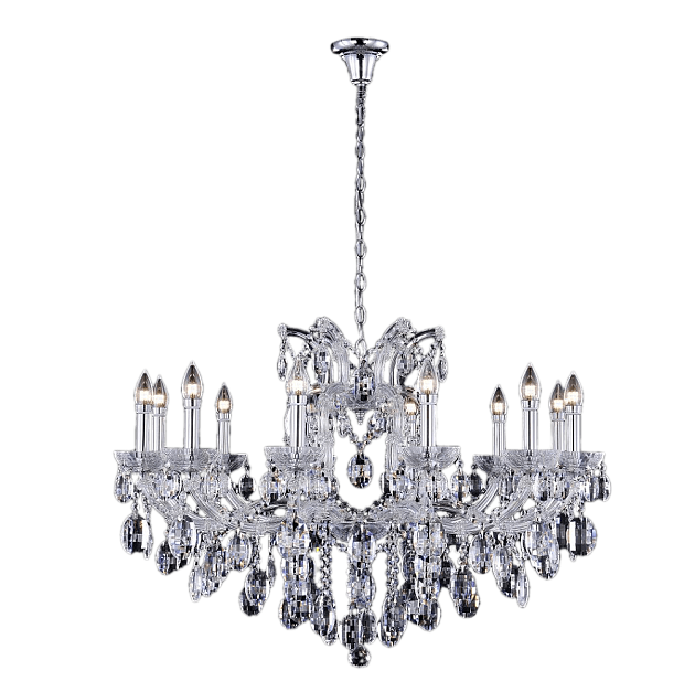Подвесная люстра Crystal Lux Hollywood SP12 Chrome изображение 4 Подвесная люстра Crystal Lux Hollywood SP12 Chrome Фото № 4