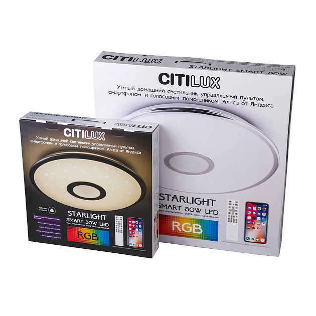 Потолочный светодиодный светильник Citilux Старлайт Смарт CL703A41G фото 5