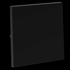 Клавиша для выключателя/переключателя одноклавишного S70 (черный матовый) Voltum VLS000108