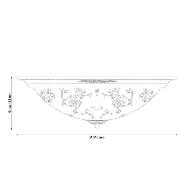 Потолочный светильник Lucia Tucci Lugo 142.6 R50 Brown фото 2