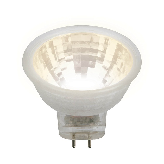 Лампа светодиодная Uniel GU4 3W 3000K прозрачная LED-MR11-3W/WW/GU4/220V GLZ21TR UL-00001702 фото 