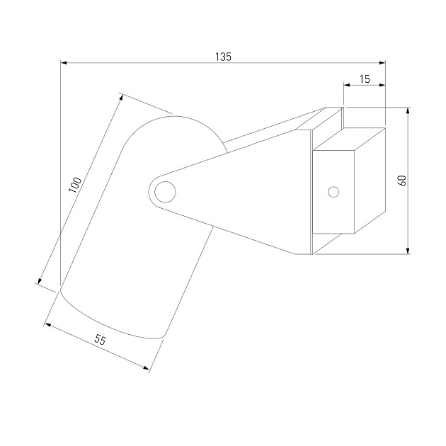 Светодиодный спот Eurosvet Snap 20167/1 черный изображение 2 Светодиодный спот Eurosvet Snap 20167/1 черный Фото № 2