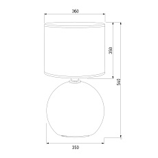 Настольная лампа TK Lighting 5089 Palla 1
