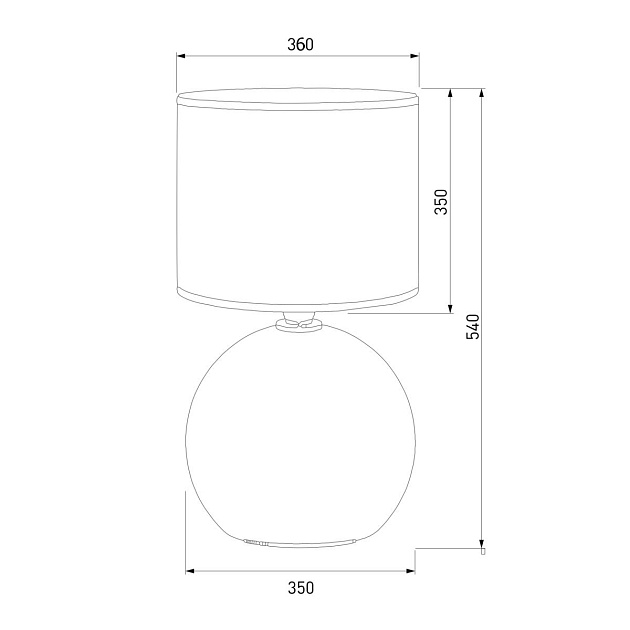 Настольная лампа TK Lighting 5089 Palla Фото № 2