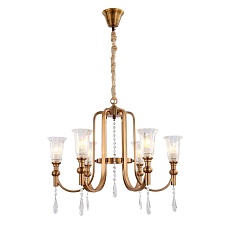 Подвесная люстра Lumina Deco Rionella LDP 8041-6 S.GD
