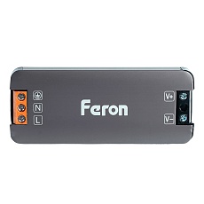 Трансформатор электронный для светодиодной ленты 300W 12V IP67 (драйвер), LB007 Feron 53143 5
