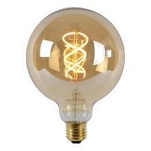 Лампа светодиодная диммируемая Lucide E27 5W 2200K янтарная 49033/05/62 2