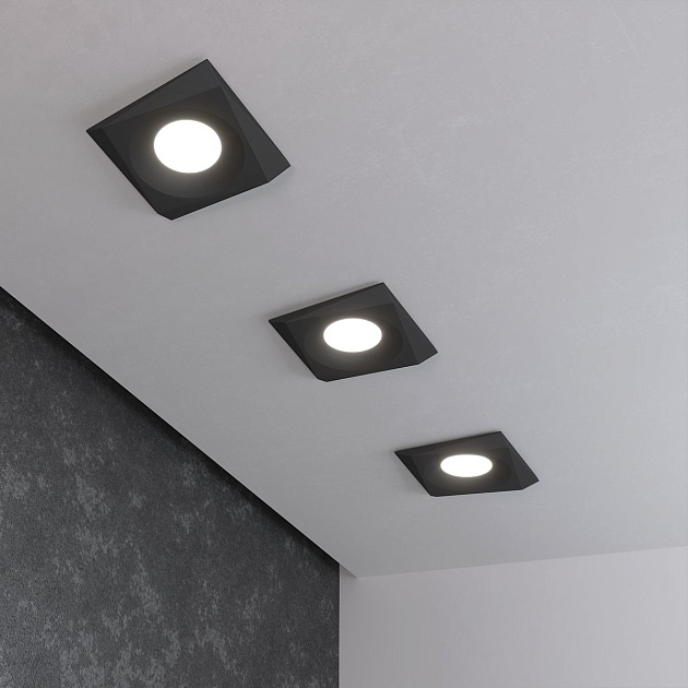 Встраиваемый светильник Elektrostandard 119 MR16 черный a053351 Фото № 5