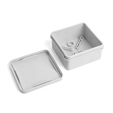 Коробка разветвительная 2х компонентная HF EBX40-48-67, 80*80*40мм, 8 вводов, IP67, серая (GE42435) 49197 4