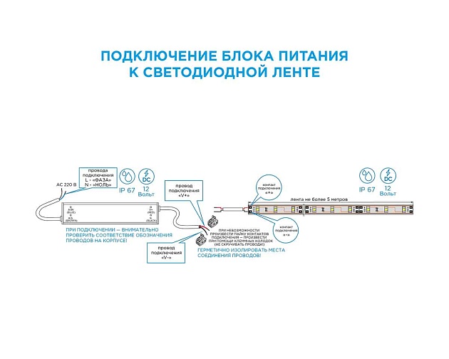 Блок питания Apeyron 12V 200W IP67 16,7A 03-107 фото 10