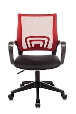 Офисное кресло Topchairs ST-Basic красный TW-35N сиденье черный TW-11 сетка/ткань ST-BASIC/R/TW-11 1