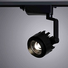 Трековый светодиодный светильник Arte Lamp Vigile A1610PL-1BK 2
