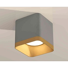 Комплект накладного светильника Ambrella light Techno Spot XS7807004 SGR/SGD серый песок/золото песок (C7807, N7704) 2