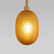 Подвесная люстра Eurosvet Pineapple 50266 дымчатый/прозрачный/янтарный 4