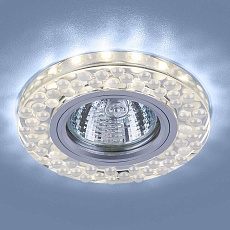 Встраиваемый светильник Elektrostandard 2194 MR16 SL/WH зеркальный/белый a036801 2