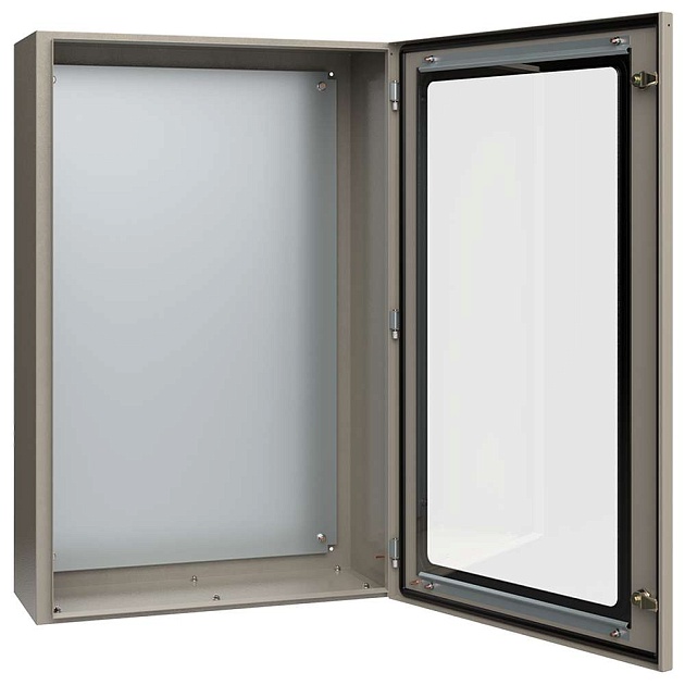 Корпус металлический ЩМП-5-0 (1000х650х285мм) У2 IP54 прозрачная дверь IEK YKM11-05-54-1 Фото № 1