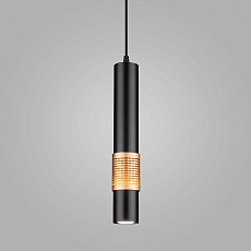 Подвесной светильник Elektrostandard DLN001 MR16 9W 4200K черный матовый/золото a045509 5