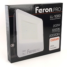 Светодиодный прожектор Feron LL-1000 200W 6400K 51016 1
