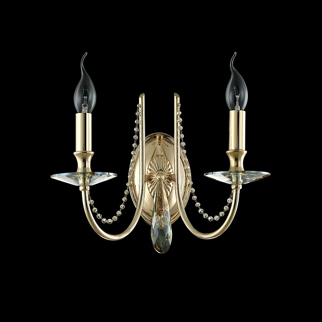 Бра Crystal Lux Victoria AP2 Gold/Amber изображение 6 Бра Crystal Lux Victoria AP2 Gold/Amber Фото № 6