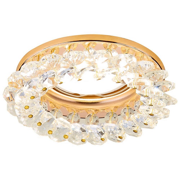 Встраиваемый светильник Ambrella light Crystal K206 CL/G изображение 1 Встраиваемый светильник Ambrella light Crystal K206 CL/G Фото № 1