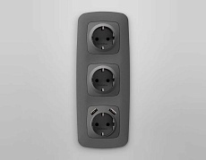 Лицевая панель  розетки AMBRELLA VOLT OP6560 1