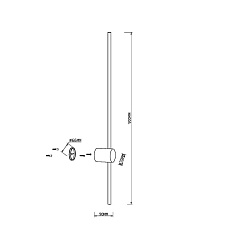 Настенный светодиодный светильник Maytoni Light Stick MOD237WL-L11B3K 3