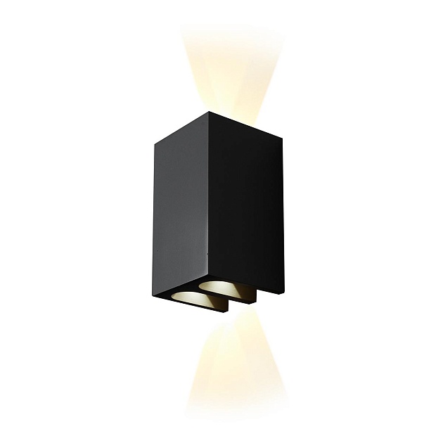 Настенный светодиодный светильник iLedex Double ZD8160-12W BK фото 