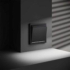 Выключатель встраиваемый S70 карточный 16А, (графит) Voltum VLS010707 1