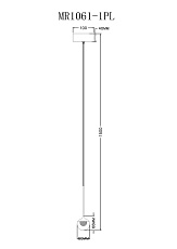 Подвесной светодиодный светильник MyFar Kollins MR1061-1PL 1