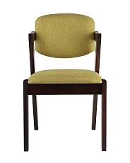 Кухонный стул Stool Group VIVA массив гевеи (эспрессо) мягкое сидение оливковое 2 шт. MH32060 BZ-13 GREEN-KOROB2 3