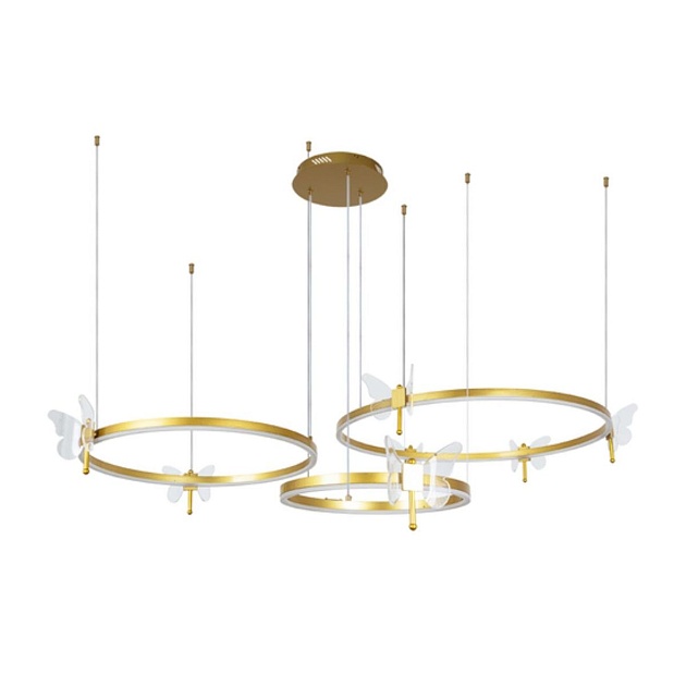 Подвесная светодиодная люстра Arte Lamp Darcy A2187LM-3GO изображение 1 Подвесная светодиодная люстра Arte Lamp Darcy A2187LM-3GO Фото № 1