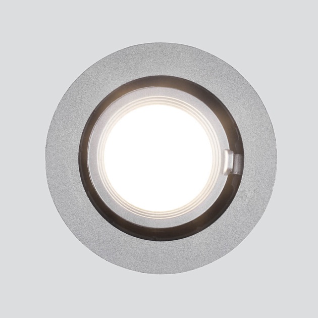 Встраиваемый светодиодный светильник Elektrostandard 9918 LED 9W 4200K серебро a052457 фото 4