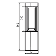 Садовый светильник Kanlux PEVO 80 GR 36550 4