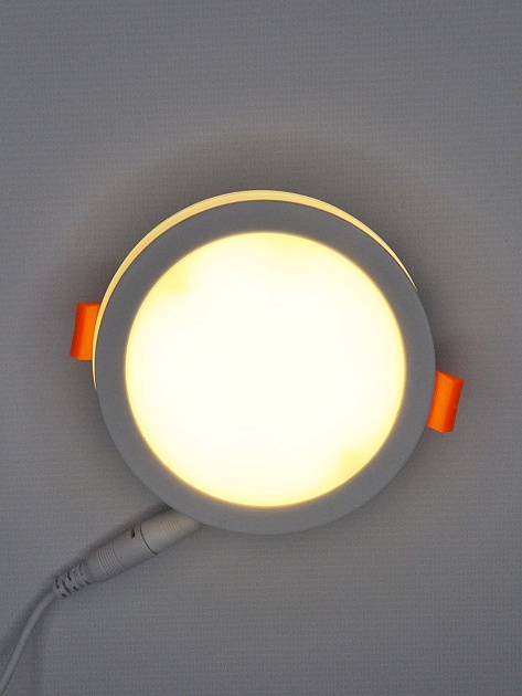Встраиваемый светодиодный светильник Elvan VLS-109R-18W-WW-Wh фото 7