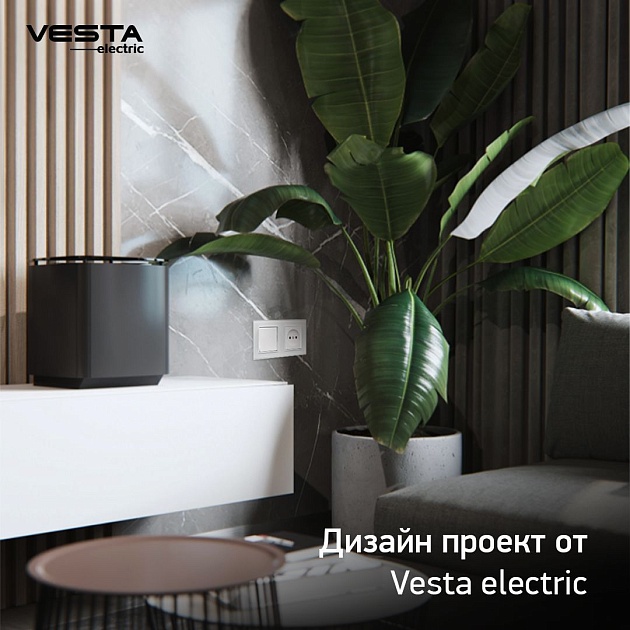 Рамка 2-постовая Vesta-Electric Exclusive White белый FRM050202BEL фото 4