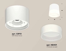 Комплект накладного светильника Ambrella light Techno Spot XS (C8110, N8401) XS8110001 2