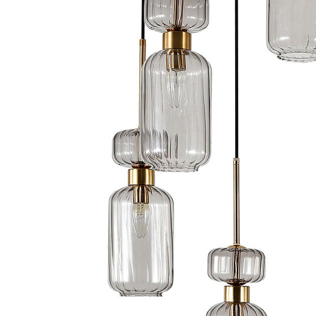 Подвесная люстра Escada Gloss 1141/5S Smoke изображение 3 Подвесная люстра Escada Gloss 1141/5S Smoke Фото № 3