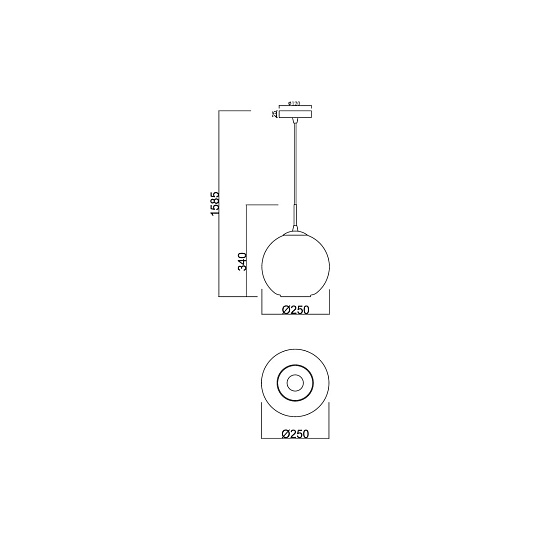 Подвесной светильник Vele Luce Lauriston VL5284P11 Фото № 4