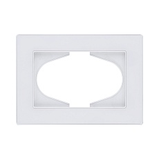 Рамка для двойной розетки, белый Kollinger Eleganz Acryl EA120WH