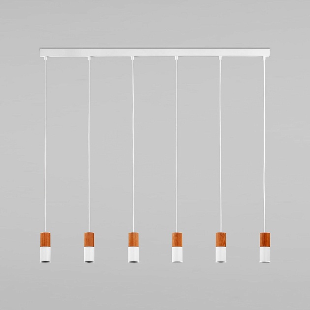 Подвесной светильник TK Lighting 6308 Elit White Wood Фото № 1