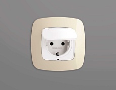 Лицевая панель розетки AMBRELLA VOLT OP1280 2