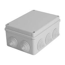 Коробка разветвительная STEKKER EBX10-310-55, 150*110*70мм,10 вводов, IP55, светло-серая (GE41242) 1