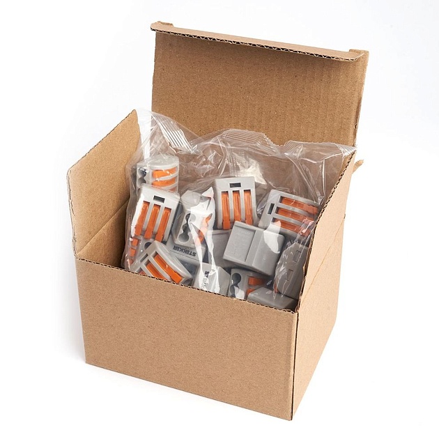 Клемма строительно-монтажная 3-проводная Stekker, LD222-613 39867 изображение 2 Клемма строительно-монтажная 3-проводная Stekker, LD222-613 39867 Фото № 2